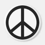 peace simbol fridge magnet