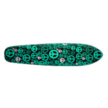 peace skate deck