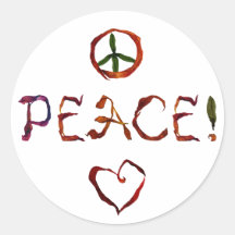 peace! stickers