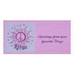 Peace Sun Personalized Photo Card