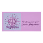 Peace Sun Personalized Photo Card