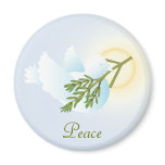 Peace Symbol Dove Illustration Magnet