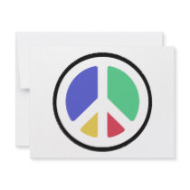 Peace Symbol in colours!