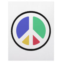Peace Symbol in colours!
