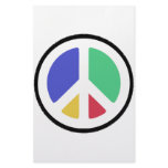 Peace Symbol in colours! stationery