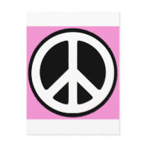 Peace Symbol  in Pink! Postcards