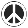 Peace Symbol  in Pink! Round Stickers