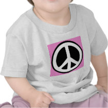 Peace Symbol  in Pink! T-shirt