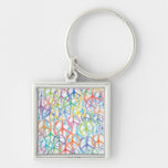 Peace Symbols Art Keychains