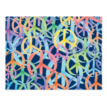 Peace Symbols Art Post Cards