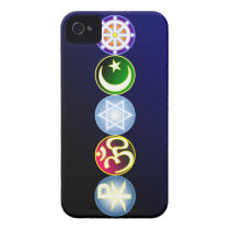 Peace Through World Religions Iphone 4 Covers