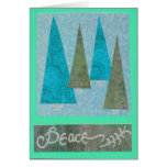 Peace Tree Collage Card