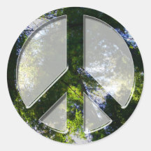 Peace Trees Sticker