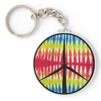 Peace Turbine Key Chain