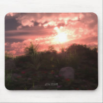 Peace Upon A Hill Mousepad mousepads