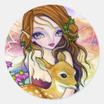 Peace Valley Fawn Deer Fairy-  Sticker