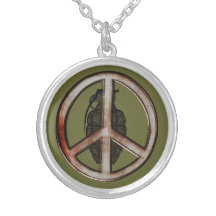 Peace & War Personalized Necklace