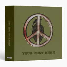 Peace & War Vinyl Binders