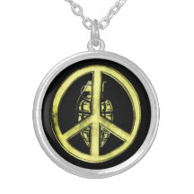 Peace & War (Yellow) Necklace