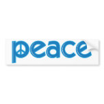 Peace Word bumper stickers