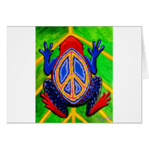 peacefrogz greeting cards
