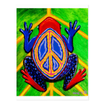 peacefrogz post card