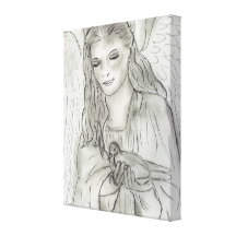 Peaceful Angel Canvas Print