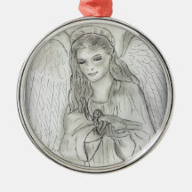 peaceful angel christmas tree ornaments