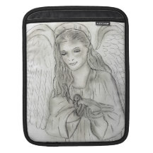 Peaceful Angel Sleeves For iPads
