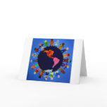 Peaceful Children around the World Card
