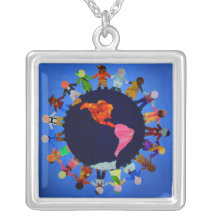 Peaceful Children around the World Necklace