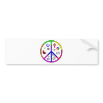 Peaceful Coexistence Bumper Stickers