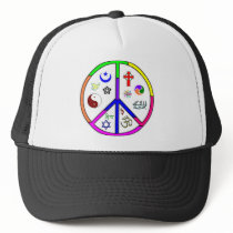 Peaceful Coexistence Mesh Hats