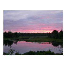 Peaceful evening Postcard
