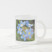 Peaceful Floral Forget Me Not Mugs