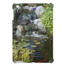 Peaceful Koi Pond Waterfall iPad Mini Case