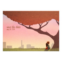 Peaceful Save the Date invitations