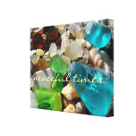 Peaceful Times Canvas art prints Beach Seaglass Canvas Print