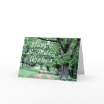 Peaceful Walk Birthday Card