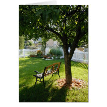 Peaceful Yard Relaxation Card