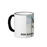 PEACEKEEPERS HOME, GOD BLESS AMERICA COFFEE MUG