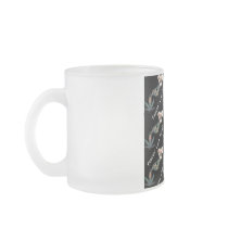 Peacen' Love Clouds Frosted Beer Mug