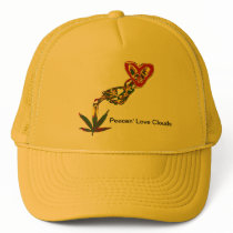 Peacen' Love Clouds Hat
