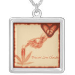 Peacen' Love Clouds Necklace