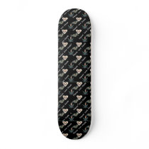 Peacen' Love Clouds Skateboard