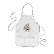peach bottle apron