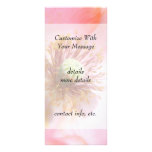 Peach Coloured Annual Poppy Rack Card Template