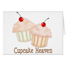 Peach Cupcakes Card