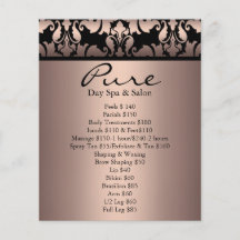 Peach Damask Flyer