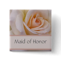 Peach Maid of Honour Wedding PIn